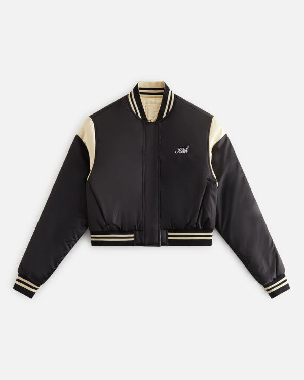 Kith Women Landry Cropped Varsity Bomber