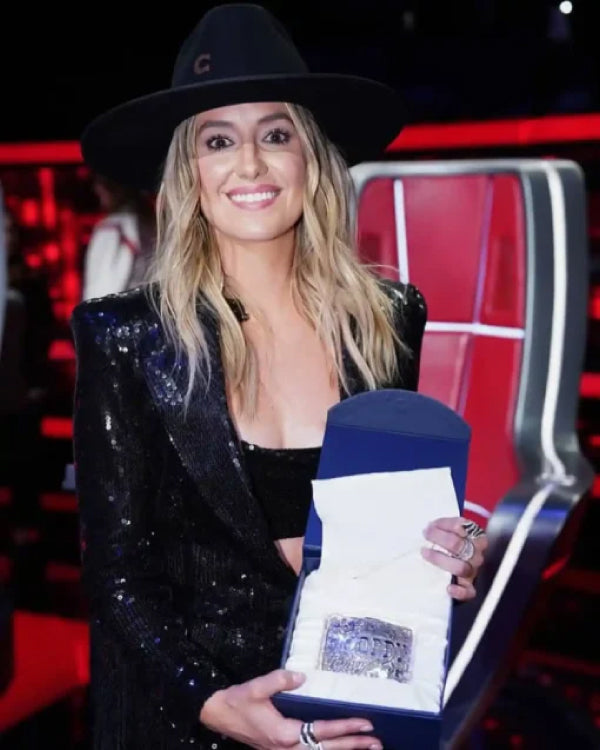 Lainey Wilson The Voice S25 Finale Fringe Blazer