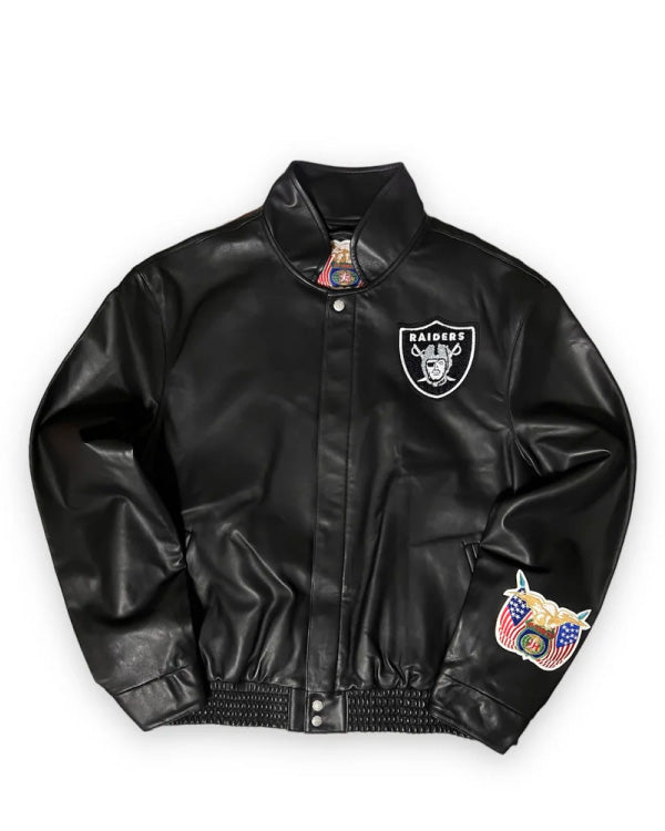 Las Vegas Raiders Full Leather Jacket