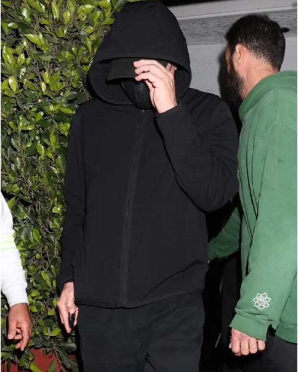 Leonardo DiCaprio Black Zip Hoodie