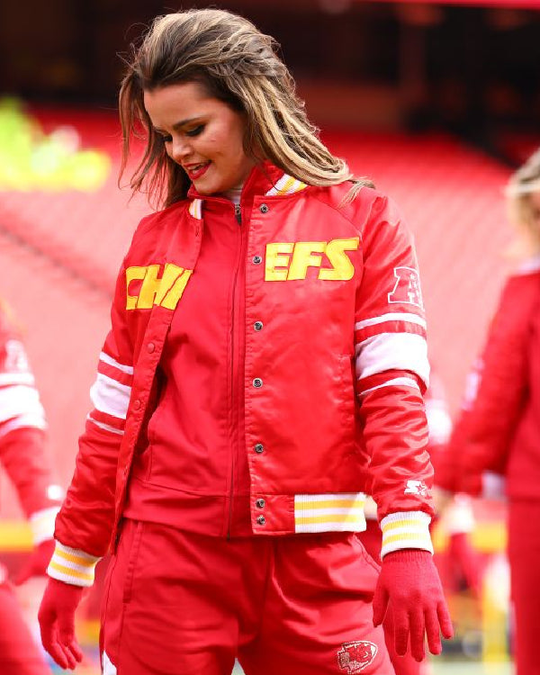 Chiefs Cheerleaders Varsity Jacket