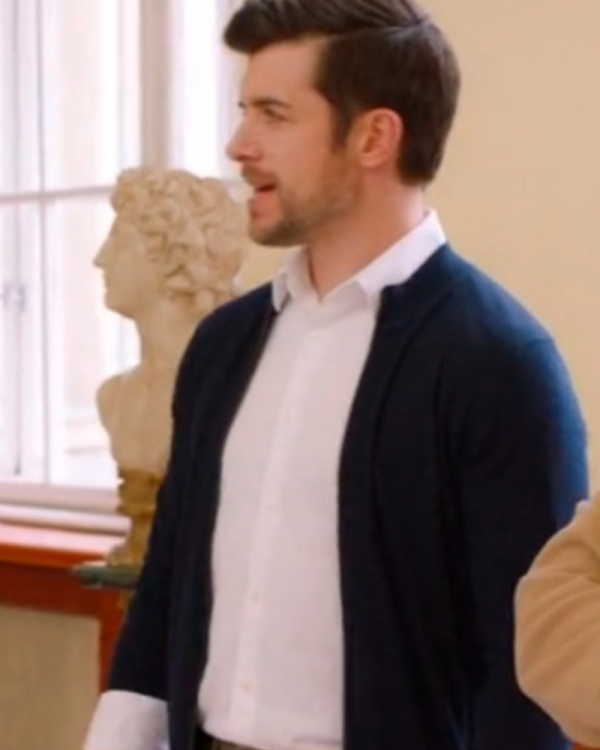 Love On The Danube Royal Getaway Dan Jeannotte Blue Cardigan