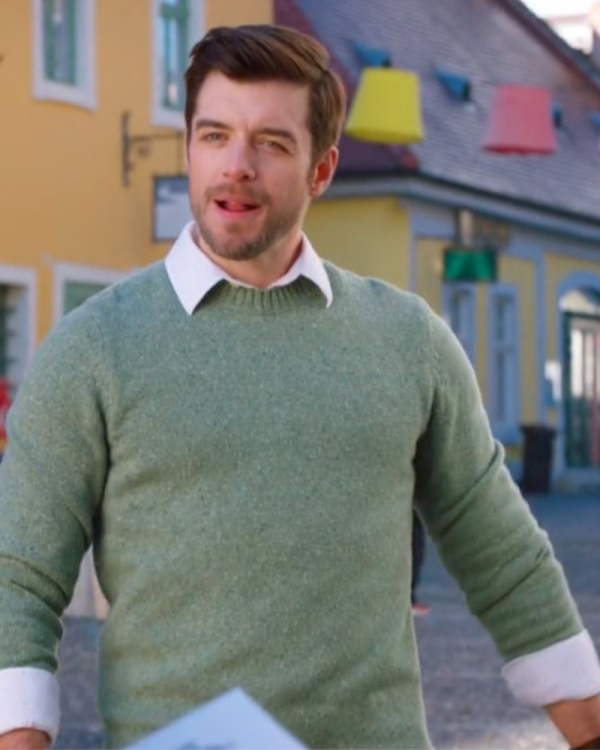 Love On The Danube Royal Getaway Dan Jeannotte Green Sweater