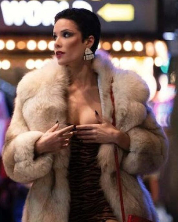 MaXXXine 2024 Halsey Fur Brown Coat