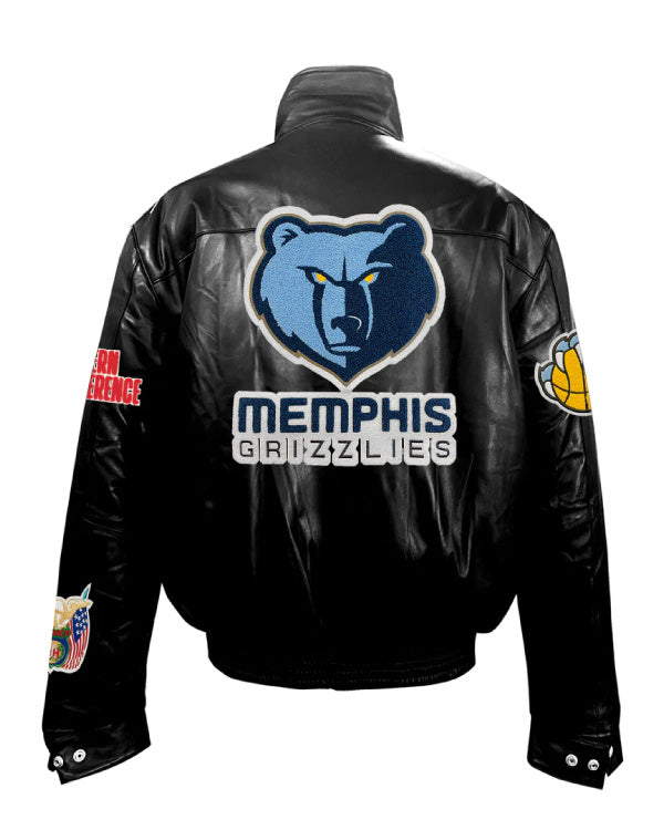 Memphis Grizzlies Full Black Leather Jacket