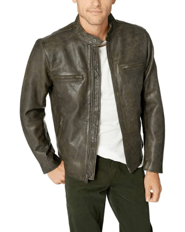 Men Lucky Brand Leather Jacket