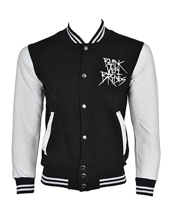 Mens BVB Rebels Black Leather Jacket