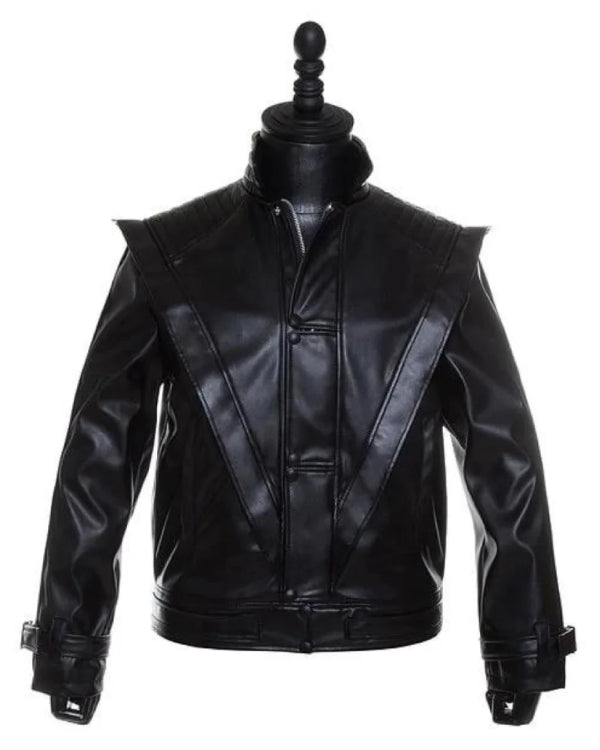 Michael Jackson Black Leather Thriller Jacket