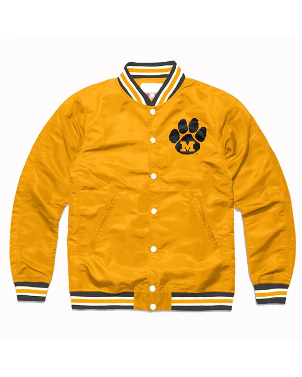 Missouri Tigers Gold Varsity Satin Jacket