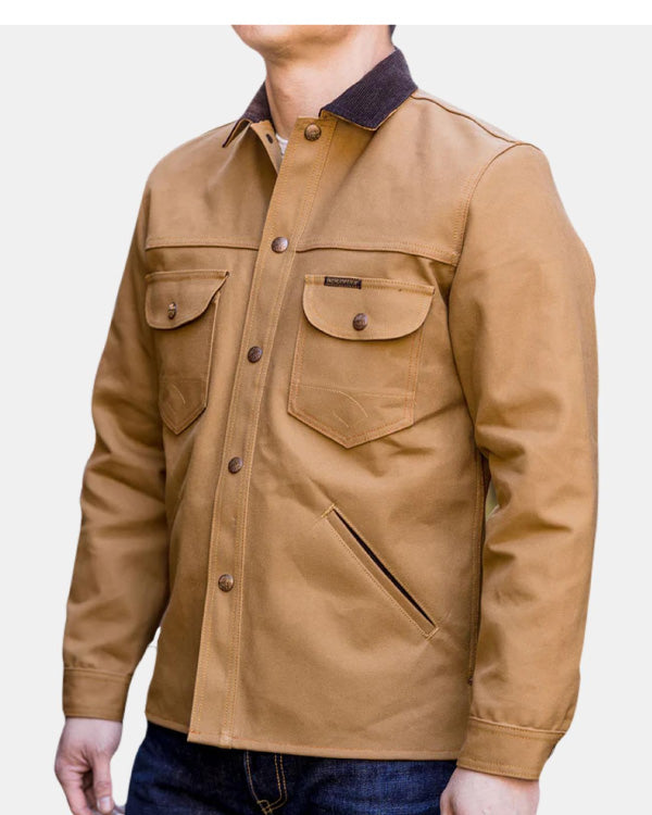 Modern Style Western Cowboy Canvas Jacket