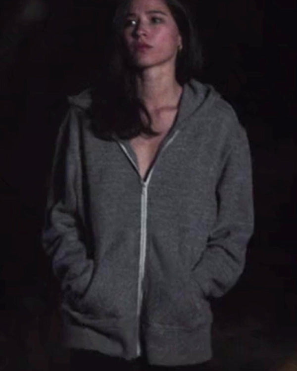 Monica Dutton Yellowstone Grey Hoodie Jacket