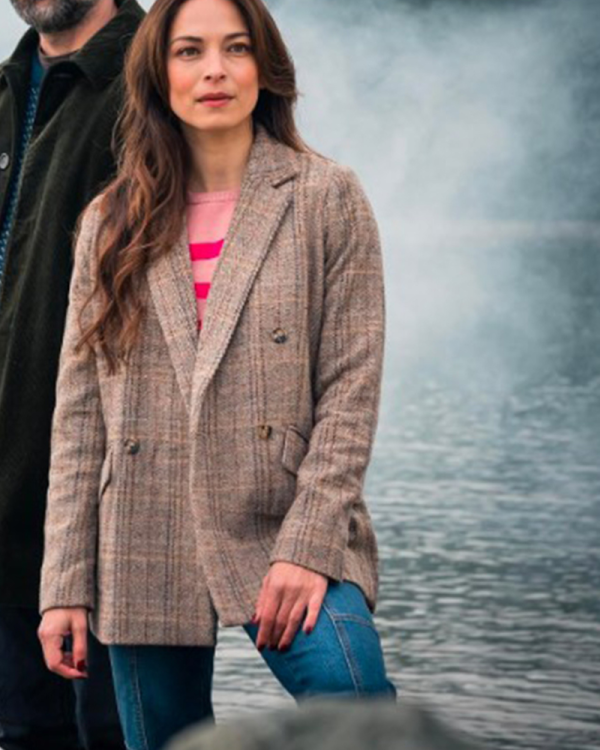 Murder In A Small Town 2024 Kristin Kreuk Coat