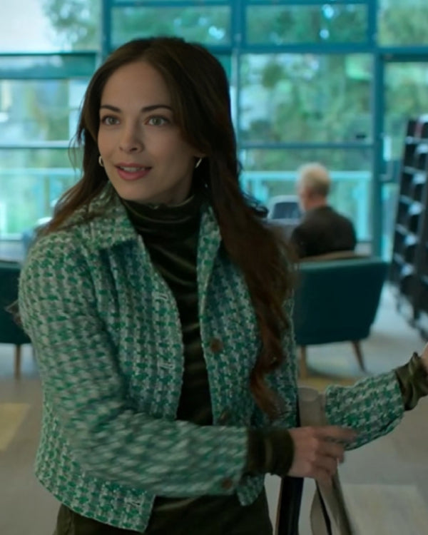 Murder In A Small Town 2024 Kristin Kreuk Tweed Jacket