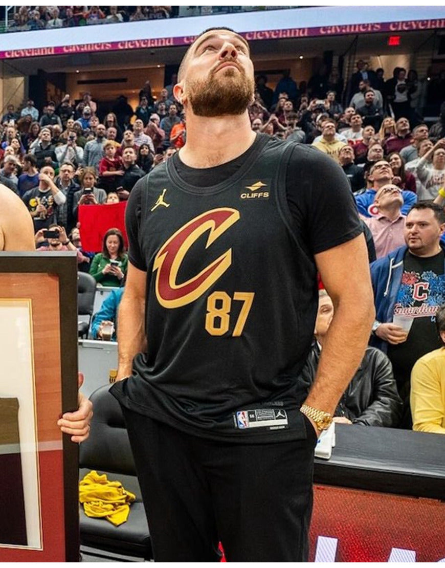 Travis Kelce Cleveland Cavaliers 87 Jersey