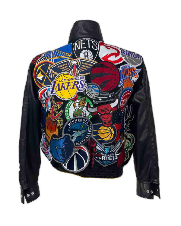 NBA Megapatch Wool & Leather Jacket