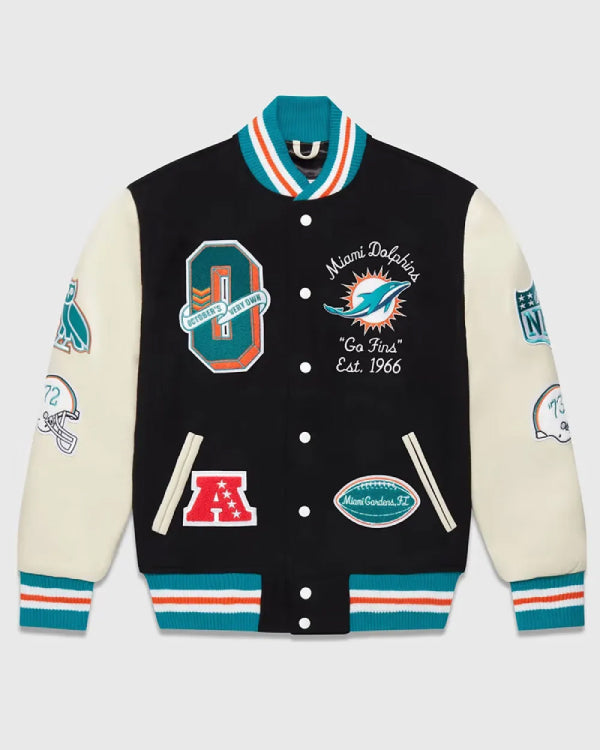 OVO Miami Dolphins Varsity Jacket