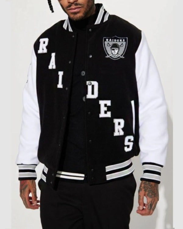 Oakland Raiders Letterman Jacket