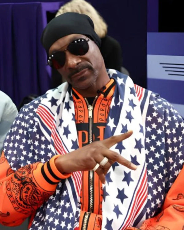 Olympics 2024 Snoop Dogg Orange Bandana Tracksuit