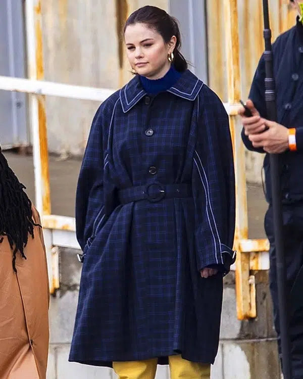 Selena Gomez Only Murders in the Building Blue Coat