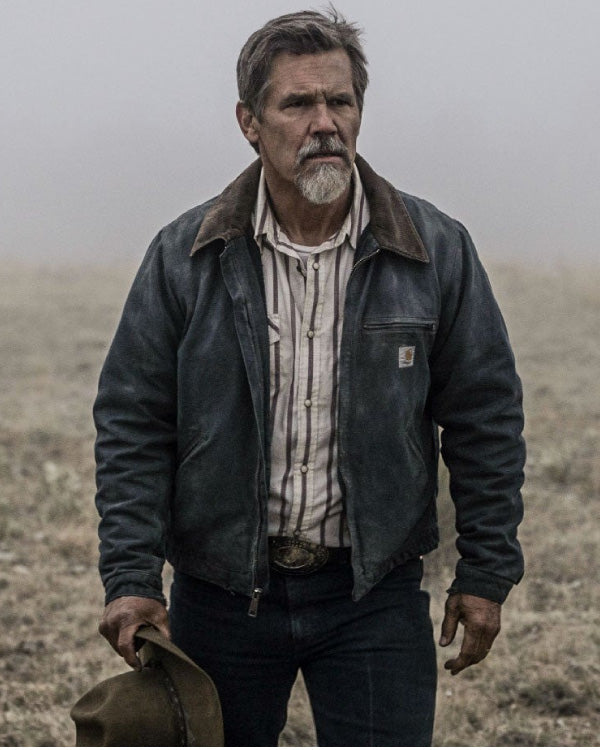 Outer Range 2024 Josh Brolin Cotton Blue Jacket