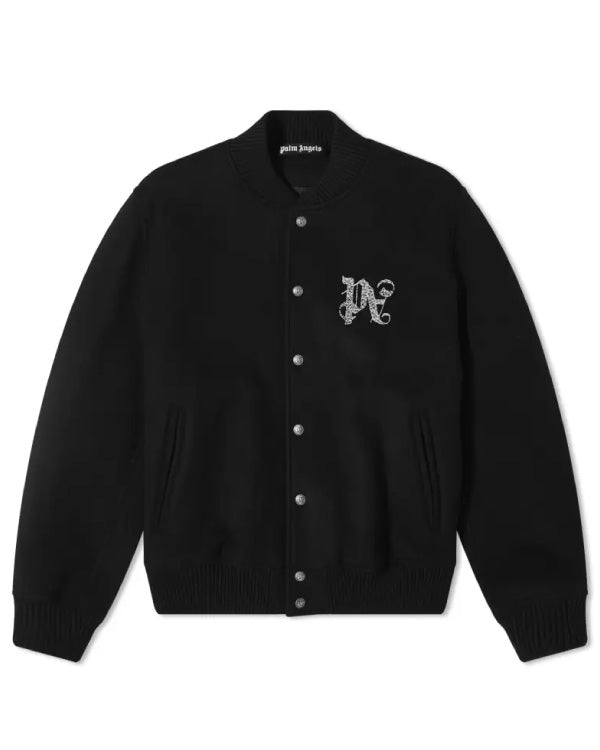 Palm Angels Monogram Varsity Jacket