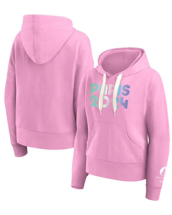 Paris 2024 Olympics Women's Pink Hoodie