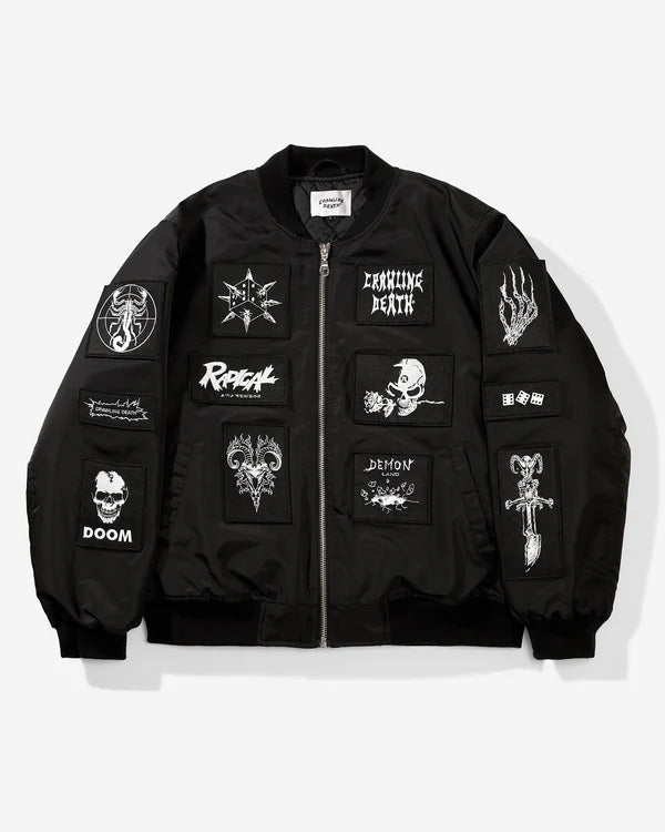 Patch Bomber Jacket