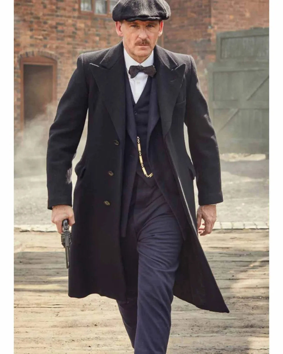 Paul Anderson Peaky Blinders Arthur Shelby Black Coat