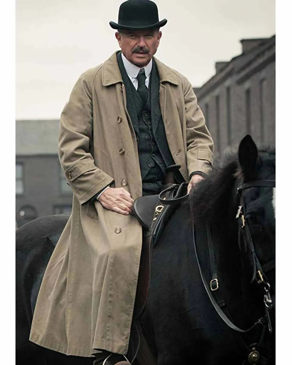 Peaky Blinders Inspector Chester Campbell Long Coat