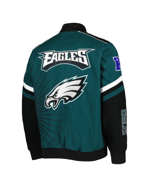 Philadelphia Eagles Extreme Redzone Full-snap Varsity Jacket