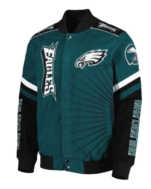 Philadelphia Eagles Full Snap Jacket