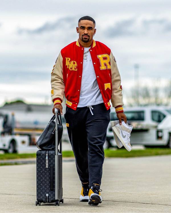 Philadelphia Eagles Jalen Hurts Varsity Jacket