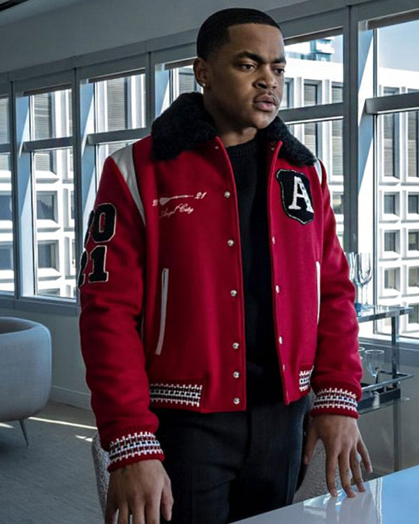 Power Book II Ghost S03 Michael Rainey Jr. Varsity Jacket