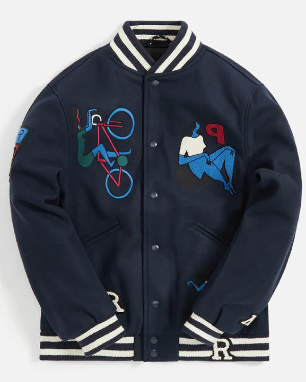 Run Sit & Bike Varsity Jacket