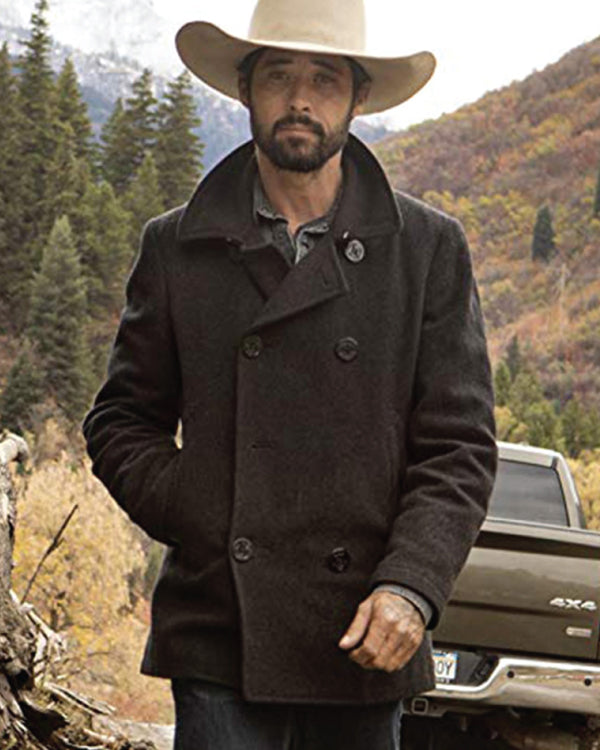 Ryan Bingham Yellowstone Pea Coat