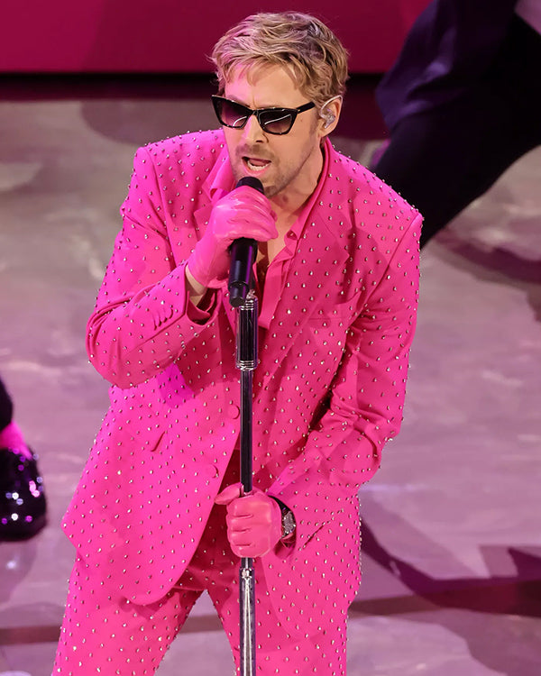 Ryan Gosling 2024 Oscars Pink Suit