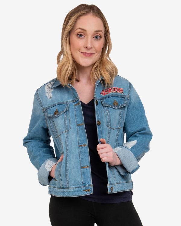 San Francisco 49ers Womens Denim Days Jacket