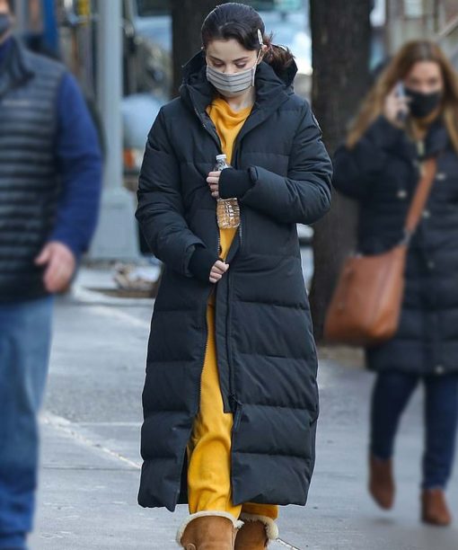 Selena Gomez Only Murders In The Building Long Parachute Puffer Coat