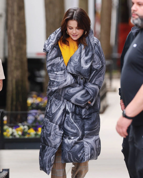 Selena Gomez Only Murders in the Building S04 Puffer Coat