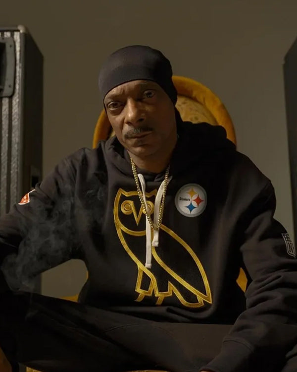 Snoop Dogg OVO x Steelers Owl Hoodie