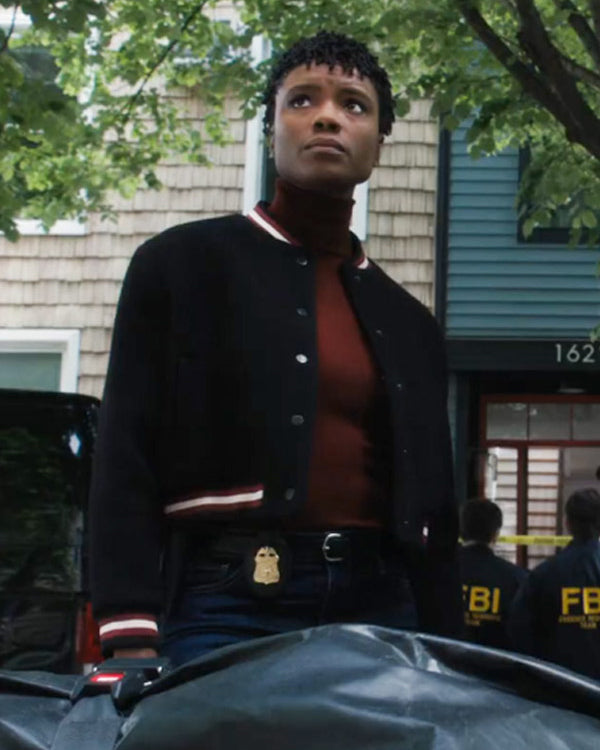 Special Agent Tiffany Wallace FBI S06 Black Bomber Jacket