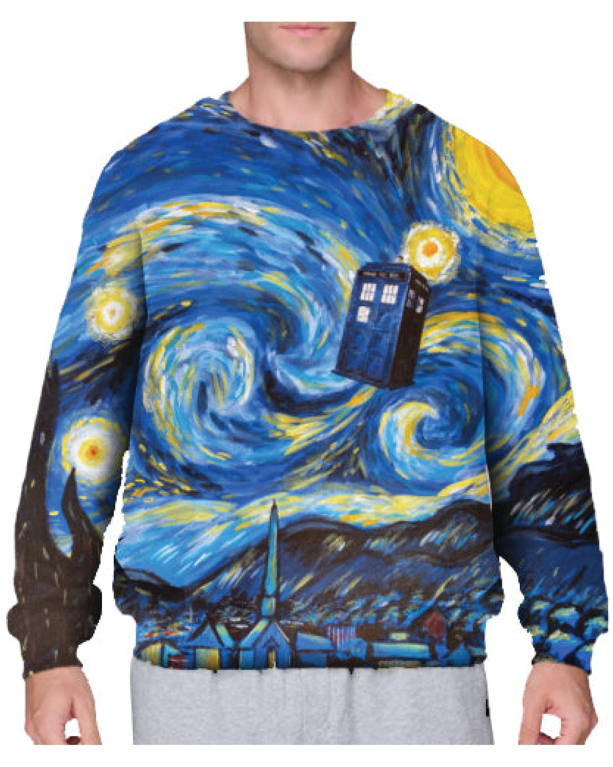 Starry Tardis Pullover