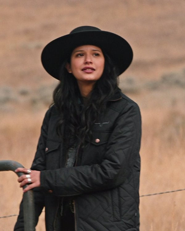 Tanaya Beatty Yellowstone Season 4 Avery Black Jacket