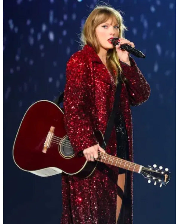 Taylor Swift Eras Tour 2023 Sequin Coat