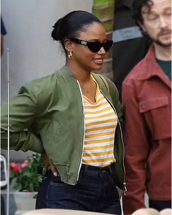 Taylour Paige Beverly Hills Cop: Axel F Bomber Jacket