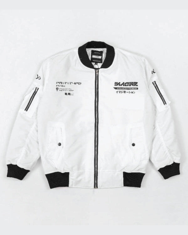 Techwear White Jacket