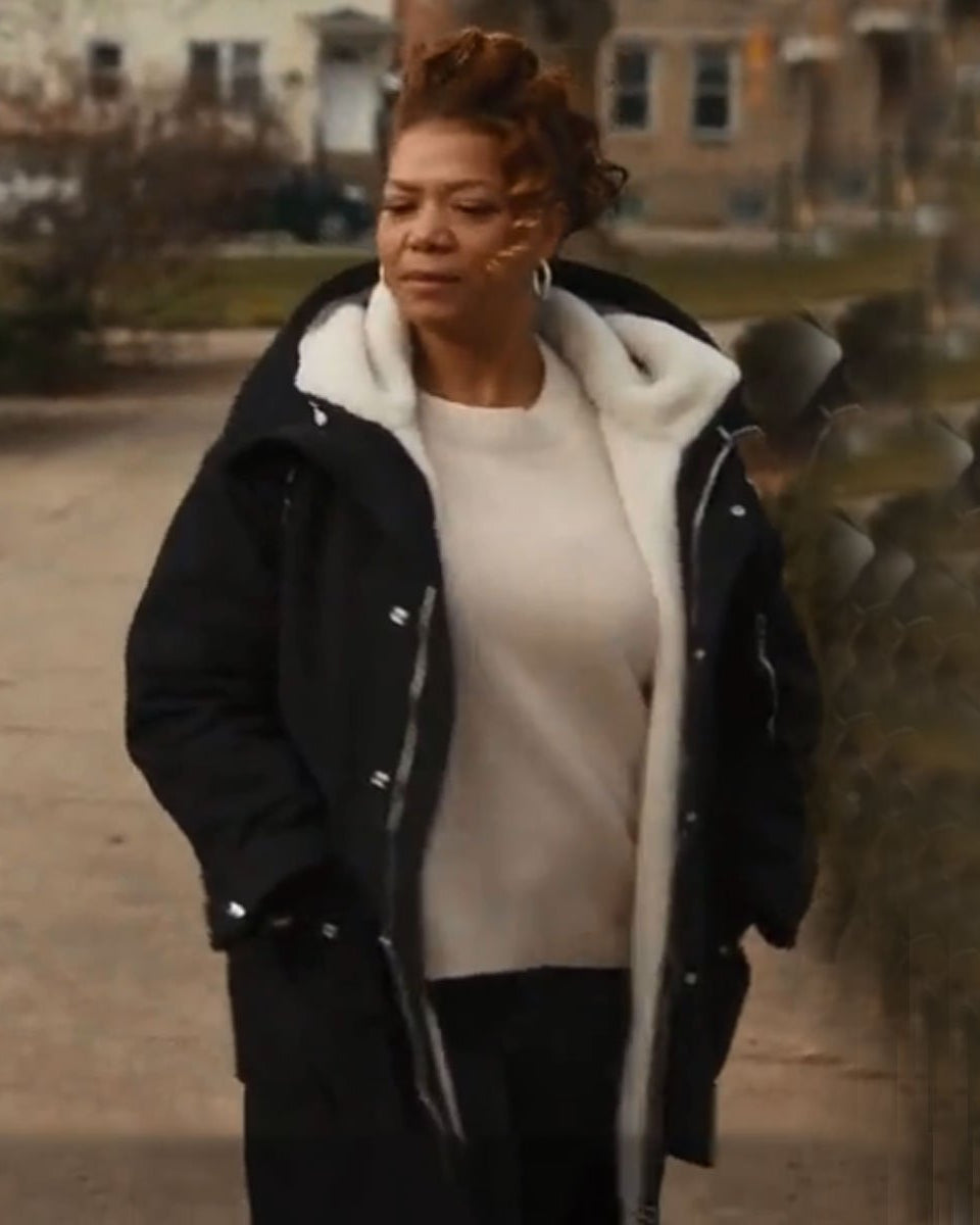 The Equalizer Queen Latifah Shearling Coat