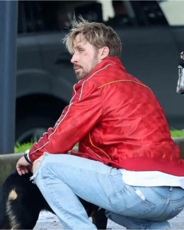 The Fall Guy Ryan Gosling Red Bomber Jacket