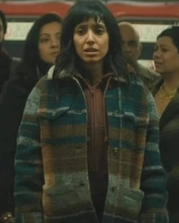 The Umbrella Academy S04 Ritu Arya Plaid Sherpa Jacket