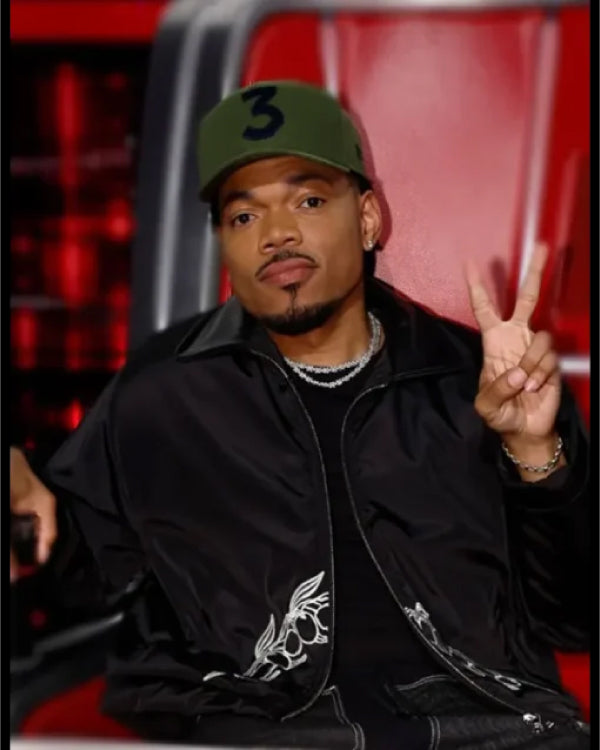 The Voice S25 Chance The Rapper Black Jacket